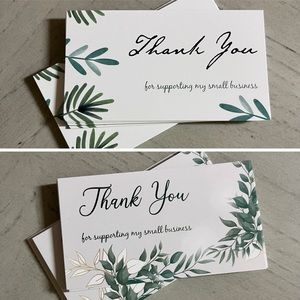 (40) Thank You Cards